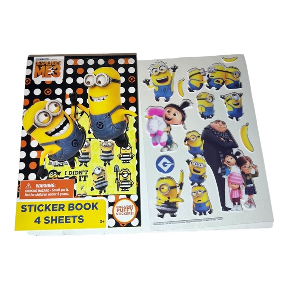 Innovative Designs Despicable Me 3 Sticker Book Includes Puffy Stickers - Picture 6 of 7